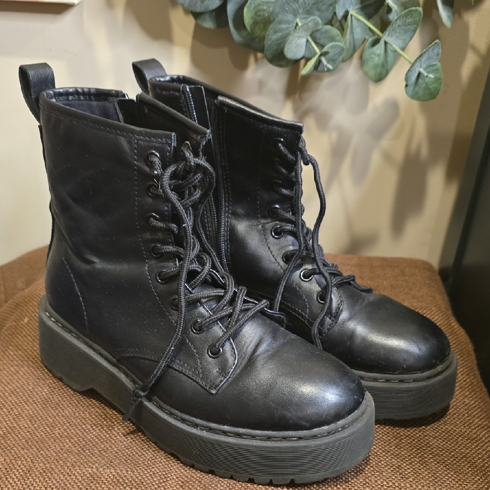 Target Black Combat Boots for Women